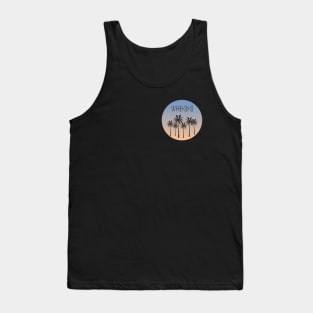 Waikiki Palm Trees Silhouette Tank Top